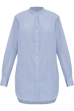 OFFICINE GENERALE Striped poplin shirt