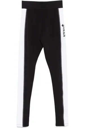 Moschino Rubberised-logo leggings