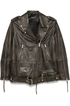 DRHOPE Leather biker jacket