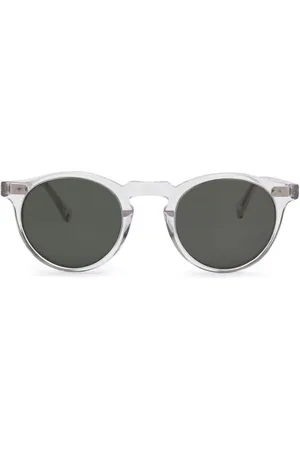 Nialaya Enamel-detail round-frame sunglasses