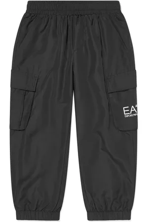 Emporio Armani Logo-print cargo trousers