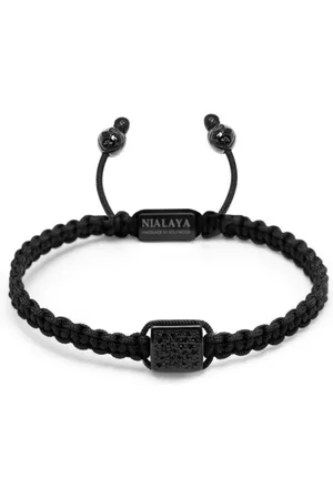 Nialaya Crystal-embellished drawstring bracelet