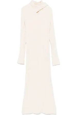 Claudie Pierlot Tie-scarf knit dress