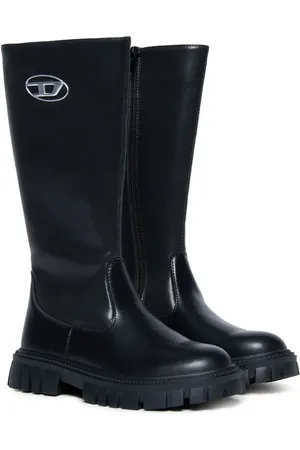 Diesel Logo tag rain boots
