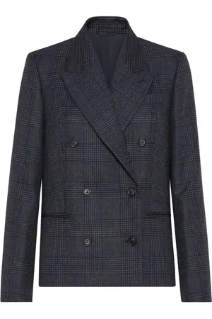 Brunello Cucinelli Check-pattern blazer