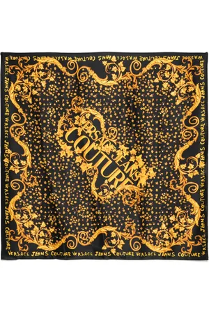 VERSACE Floral-print scarf