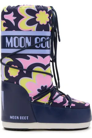Moon Boot Icon floral-print snow boots