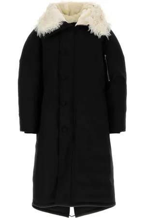 Jil Sander Shearling-lined down coat