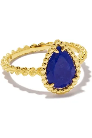Boucheron 18kt yellow Serpent Boh??me lapis lazuli ring