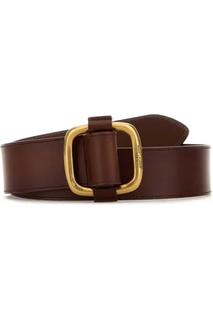 Saint Laurent Logo-engraved belt