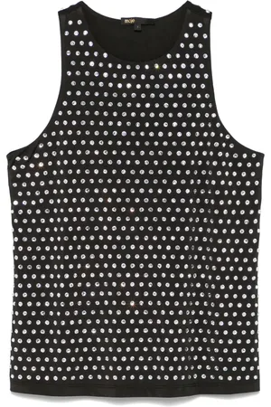 Maje Crystal-embellished tank top