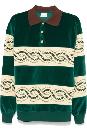 Drôle de Monsieur Embroidered polo shirt