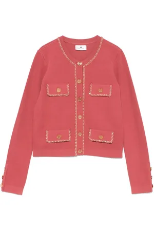 Elisabetta Franchi Chain-detail cropped jacket