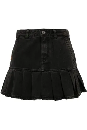 Chocoolate Pleated hem mini skirt
