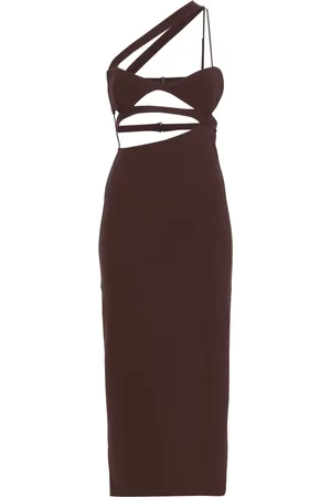 Nensi Dojaka Asymmetric midi dress