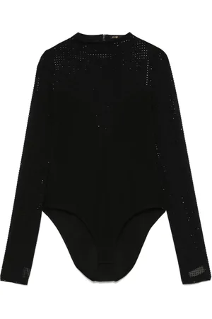 Maje Crystal-embellished bodysuit