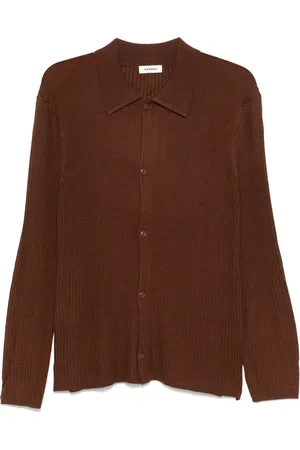 Sandro Ribbed-knit shirt