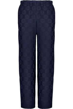 Givenchy 4G Liquid-jacquard trousers