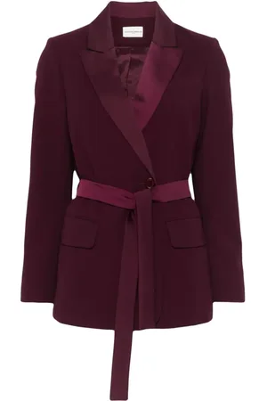 Claudie Pierlot Belted tailored blazer