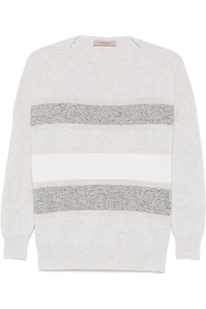 D.EXTERIOR Striped sweater