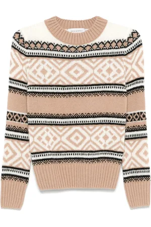 Ermanno Firenze Patterned-jacquard sweater