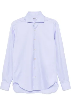 Kiton Pointed-collar cotton shirt