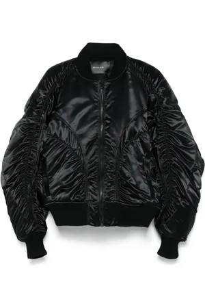 MUGLER Satin bomber jacket