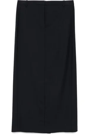 THEORY Concealed-fastening midi skirt