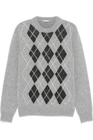 Jacob Cohen Argyle-check sweater