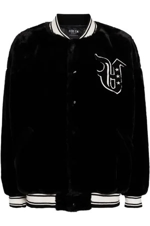 FIVE CM Faux-fur bomber jacket