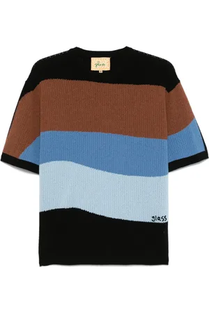 Glass Cypress Pointelle-knit sweater