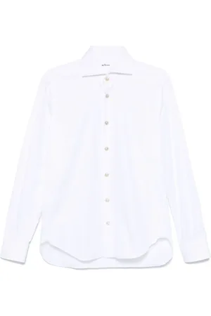 Kiton Pointed-collar cotton shirt