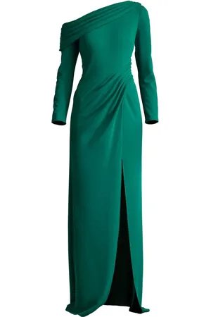 Tadashi Shoji Off-shoulder drapped gown