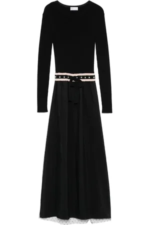 VALENTINO GARAVANI 2010s panelled midi dress