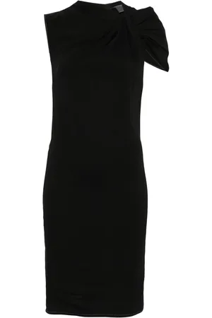 Lanvin 2010s knot-detail midi dress