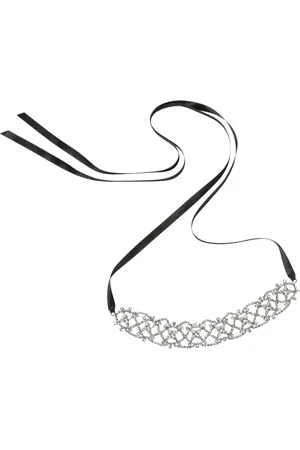 Jennifer Behr Sabine Ribbon choker necklace