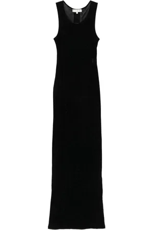 Ludovic De Saint Sernin Velvet tank maxi dress
