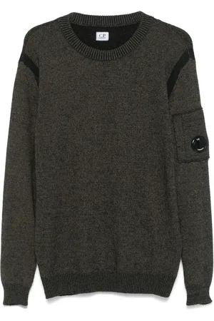 C.P. Company Lens-detail crew-neck sweater
