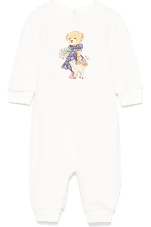 Ralph Lauren Polo Bear-print romper