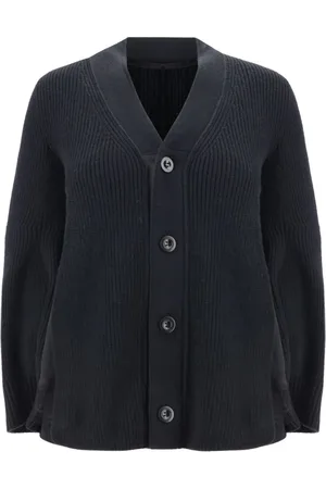 SACAI Logo-engraved cardigan