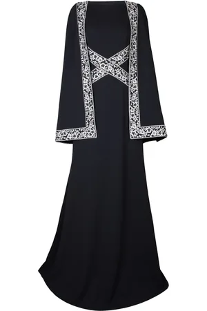 Tadashi Shoji Bian cape gown