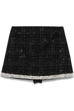 Maje Crystal-embellished skort