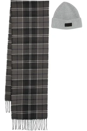 Barbour Sweeper beanie and scarf set