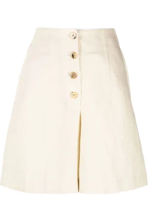 Paul Smith High-waist linen shorts
