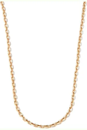 Lizzie Mandler 18kt yellow Knife Edge diamond necklace