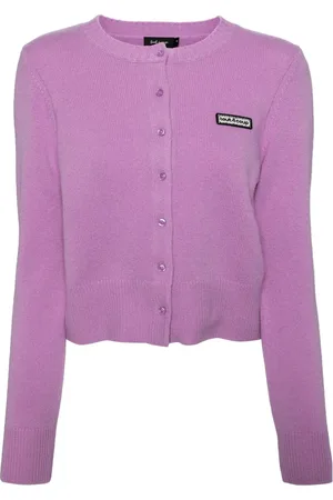 tout a coup Logo-patch cardigan