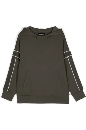 Emporio Armani Logo-straps hoodie