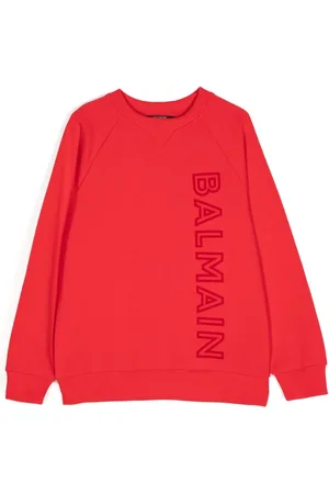 Balmain Logo-print cotton sweatshirt