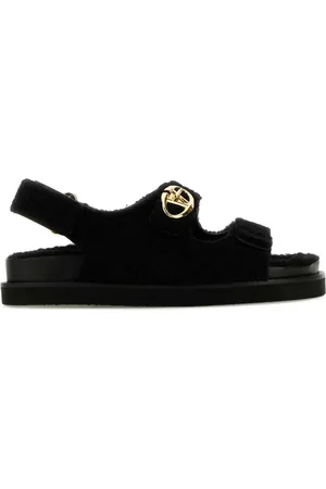 VALENTINO GARAVANI Faux-fur sandals