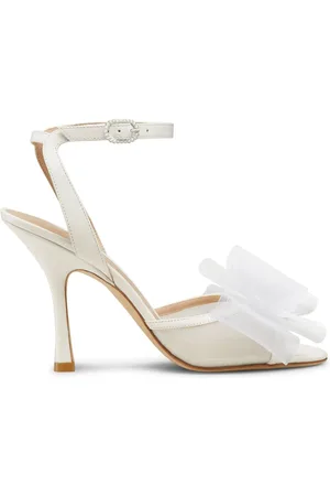 Stuart Weitzman 100mm Blushing Bow sandals